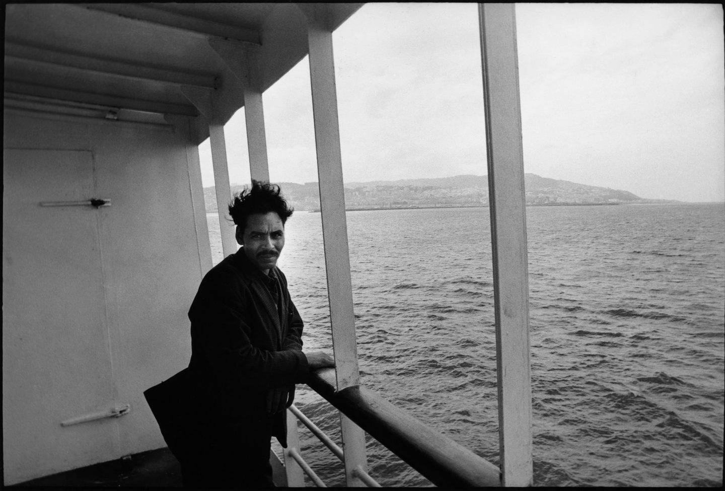 Sur le bateau entre Alger et Marseille, mai 1972.