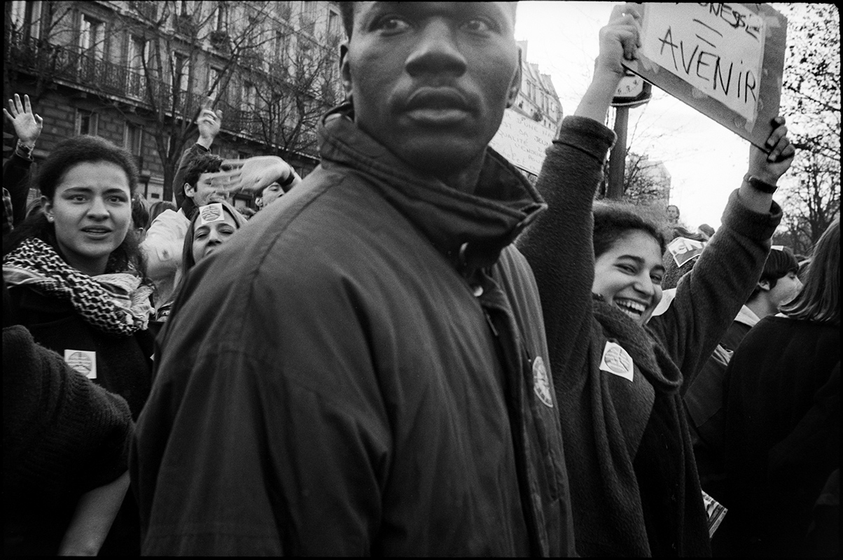 Contre le "plan Juppé", Paris, décembre 1995